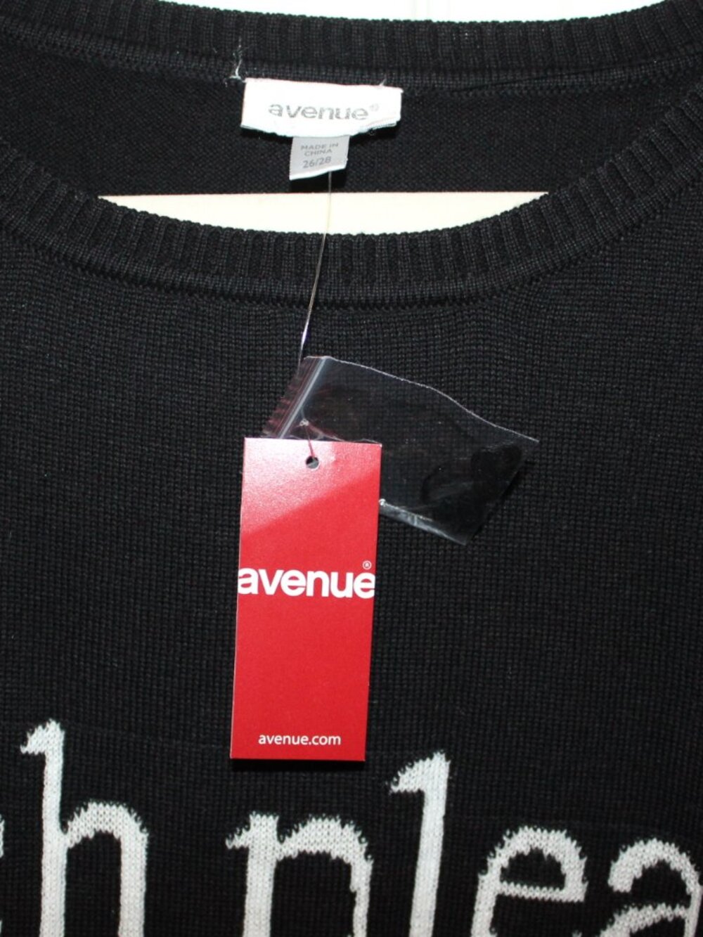 NWT The AVENUE "Witch Please" sweater 26/28 CUTE! - Picture 6 of 7